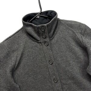 Lauren Ralph Lauren Jacket/shirt Womens M‎ Mock Neck Full Button Casual